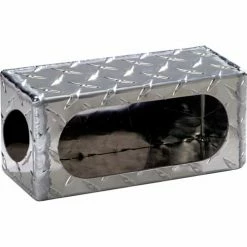 Buyers Products Single Oval Black Steel Light Cabinet W/ End Lamp Hole - Min Qty 2