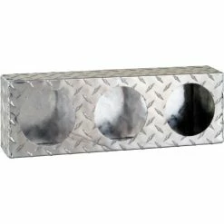 Buyers Products Triple Round Diamond Thread Aluminum Light Cabinet - LB6183ALDT