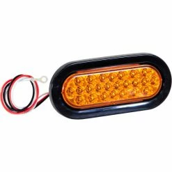 Buyers Products Buyers 6" Amber Oval Recessed Strobe Warning Light With 24 LED - SL66AO -Cheap Vehicle Lighting Store BUE SL66AO