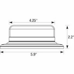 Buyers Products Buyers Amber 12 LED Low Profile Beacon light - SL551ALP -Cheap Vehicle Lighting Store SL551ALP