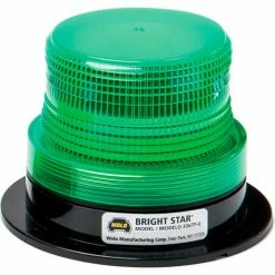 Wolo Manufacturing Wolo® Strobe Warning Light Permanent Mount 12-110 Volt Green Lens - 3367P-G
