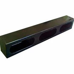 Race Sport Lighting Race Sport 6 X 2.5" Triple Oval Powder Coated Steel Light Box w/ Knockouts