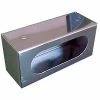 Race Sport Lighting Race Sport 6 X 2.5" Single Oval Polished Stainless Steel Light Box w/ Knockouts