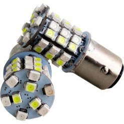 Race Sport Lighting Race Sport 1157 White/Yellow LED Dual-Color Switchback Auto Bulbs, Pair