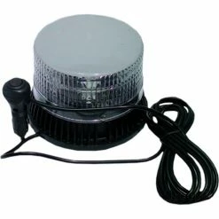Race Sport Lighting Race Sport 16-LED Dome LED High-Powered Beacon, Amber LED's in White Lens Dome
