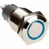 Race Sport Lighting Race Sport 16mm Flush Mount LED Momentary Switch, Blue 1 Race Sport Lighting Race Sport 16mm Flush Mount LED Momentary Switch, Blue -Cheap Vehicle Lighting Store XXW RS 16MM LEDB