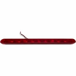 Race Sport Lighting Race Sport 17" Screw Mount High-Powered 9-LED Tail/Brake Light, Red Outer Lens with Red LED Diodes