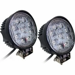 Race Sport Lighting Race Sport Street Series 4" Round High-Powered LED, 27W/1755LM, Pair