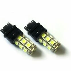 Race Sport Lighting Race Sport 3156 5050 LED 18 Chip Bulbs, Amber, Pair