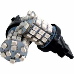 Race Sport Lighting Race Sport 3157 Red/Yellow LED Dual-Color Switchback Auto Bulbs, Pair