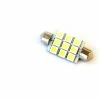 Race Sport Lighting Race Sport 42mm 5050 LED 9 Chip Bulbs, White, Individual
