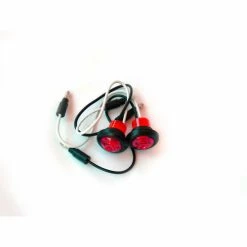 Race Sport Lighting Race Sport Truck and Trailer LED, .75" Round Red with Grommet, Come in Pairs