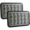 Race Sport Lighting Race Sport 7x6" LED Conversion Lens, Pair Left and Right 54-Watts Per Light, 108-Watts Total -Cheap Vehicle Lighting Store XXW RS 7X6 LEDC PR