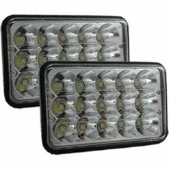 Race Sport Lighting Race Sport 7x6" LED Conversion Lens, Pair Left and Right 54-Watts Per Light, 108-Watts Total