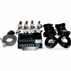 Race Sport Lighting Race Sport 8-Bulb 160W Halogen Strobe Kit, White