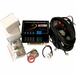 Race Sport Lighting Race Sport 4-LED Hi-Power Strobe Lighting Kit With Brain Unit and Multiple Mounting Options, White
