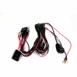 Race Sport Lighting Race Sport Universal Light Bar Wire Harness w/ Switch, for Spots and 8"-32" Bars Only, 2 Outputs