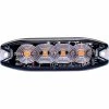 Race Sport Lighting Race Sport White-Amber Strobe Pro Series 4-LED Ultra Thin Style Marker Strobes