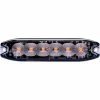 Race Sport Lighting Race Sport White-Amber Strobe Pro Series 6-LED Ultra Thin Style Marker Strobes -Cheap Vehicle Lighting Store XXW RS3020CSP