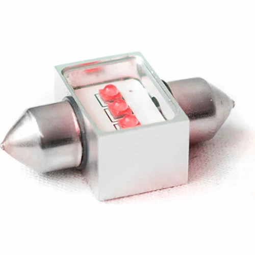 Race Sport Lighting Race Sport 31mm Festoon BLAST Series Hi Power 5-Watt CREE LED Replacement Bulbs, Red 3 Race Sport Lighting Race Sport 31mm Festoon BLAST Series Hi Power 5-Watt CREE LED Replacement Bulbs, Red