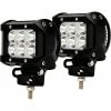 Race Sport Lighting Race Sport Street Series 18W 6-LED Bottom Mount LED Spot Lights, Pair -Cheap Vehicle Lighting Store XXW RS6L18WPR