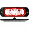 Race Sport Lighting Race Sport 4-LED Ultra Slim Flush Mount 19-Flash Pattern Marker Strobe Light, Red -Cheap Vehicle Lighting Store XXW RS70014R