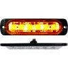 Race Sport Lighting Race Sport 6-LED Ultra Slim Flush Mount 19-Flash Pattern Marker Strobe Light, Amber -Cheap Vehicle Lighting Store XXW RS70016A