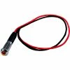 Race Sport Lighting Race Sport 8mm LED Indicator Light with Wire, Yellow -Cheap Vehicle Lighting Store XXW RS8MMY W