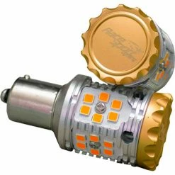 Race Sport Lighting Race Sport 1156 BAU15S No-Rapid Flash CANBUS Turn Signal LED Bulbs