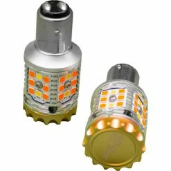 Race Sport Lighting Race Sport 1157 BAY15D No-Rapid Flash CANBUS Turn Signal LED Bulbs