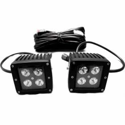 Race Sport Lighting Race Sport Blacked Out® Series 3x3 LED Auxiliary Light Cube Kit