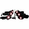 Race Sport Lighting Race Sport 6 LED Glow Pod Kit w/ Brain Box IP68 12V w/ All Hardware, Red -Cheap Vehicle Lighting Store XXW RSLD6KITR