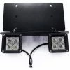 Race Sport Lighting Race Sport US License Plate Bracket w/ 2 Heavy Duty 3x3 LED Cubes, 3800 LUX