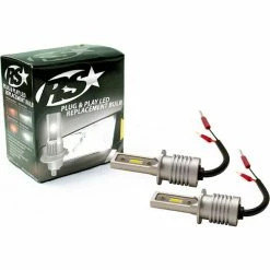 Race Sport Lighting Race Sport H3 PNP Series Plug N Play Super LUX LED Replacement Bulbs, 1,900 LUX Max Output