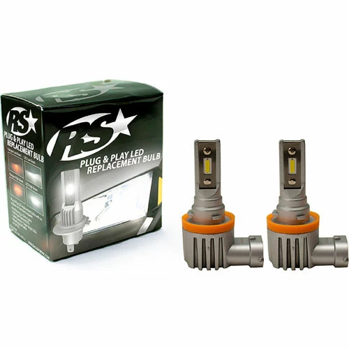 Race Sport Lighting Race Sport H9 PNP Series Plug N Play Super LUX LED Replacement Bulbs, 1,900 LUX Max Output 3 Race Sport Lighting Race Sport H9 PNP Series Plug N Play Super LUX LED Replacement Bulbs, 1,900 LUX Max Output