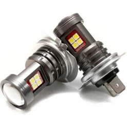 Race Sport Lighting Race Sport Terminator Series White H7 Base LED High Power Replacement Bulbs